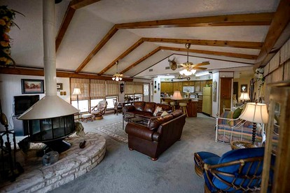 Riverfront Cabin with Spacious Interior, Large Deck and Views in Texas - Wimberley, Texas - glamping.directory
