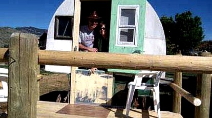 Cozy Sheepherder's Wagon Near Yellowstone National Park, Wyoming - glamping.directory
