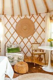 Colorful and Fully Equipped Yurt by Lake Travis For an Unforgettable Lakeway Glamping Escape, Texas - Lakeway, Texas - glamping.directory