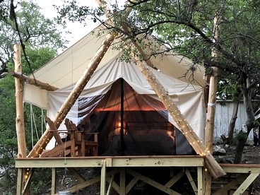 Epic Safari Tent on a Magical Glamping Retreat Property near Austin, Texas - Spicewood, Texas - glamping.directory