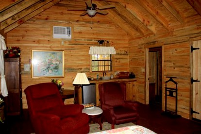 Rustic Cabin Getaway with Stunning Front Porch near Beaumont, Texas - Kountze, Texas - glamping.directory