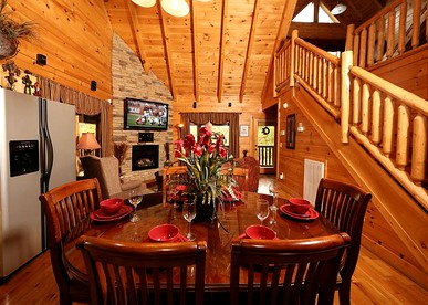 Authentic Cabin with Hot Tub on the Deck near Gatlinburg, Tennessee - Sevierville, Tennessee - glamping.directory