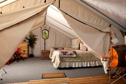Upscale Safari Tents on Working Dude Ranch, Washington - Kettle Falls, Washington - glamping.directory
