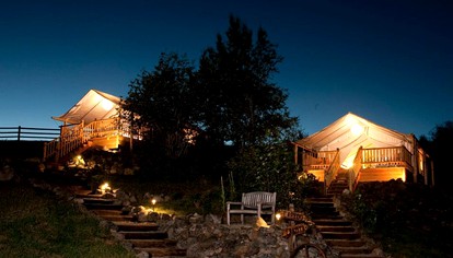 Upscale Safari Tents on Working Dude Ranch, Washington - glamping.directory