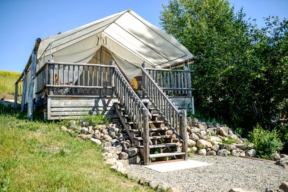 Upscale Safari Tents on Working Dude Ranch, Washington - Kettle Falls, Washington - glamping.directory