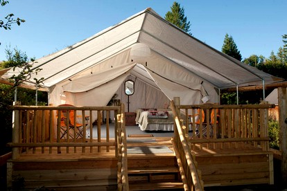 Upscale Safari Tents on Working Dude Ranch, Washington - Kettle Falls, Washington - glamping.directory