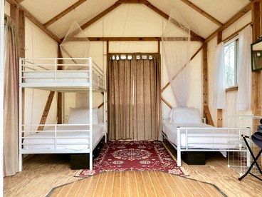 Eco-Glamping Bungalow in Michigan, Perfect for Yoga and Meditation Retreats - Manchester, Michigan - glamping.directory
