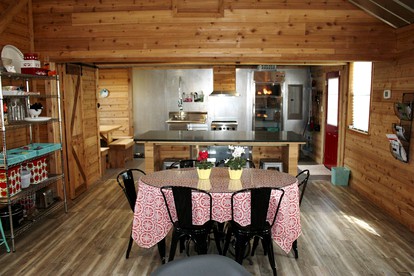 Gorgeous Medina River Cabin with a Spacious Deck Ideal for Vacations in Texas - Bandera, Texas - glamping.directory