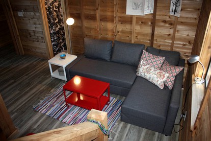Gorgeous Medina River Cabin with a Spacious Deck Ideal for Vacations in Texas - Bandera, Texas - glamping.directory