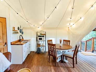 Enchanting Safari Tent Hideaway near the River and Mountains of Tennessee - Pioneer, Tennessee - glamping.directory