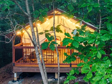 Enchanting Safari Tent Hideaway near the River and Mountains of Tennessee - glamping.directory