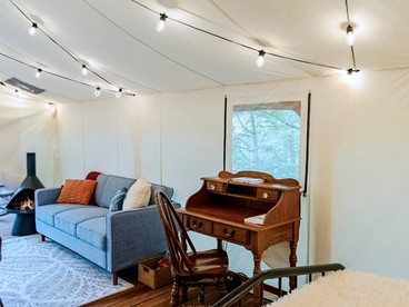 Enchanting Safari Tent Hideaway near the River and Mountains of Tennessee - Pioneer, Tennessee - glamping.directory