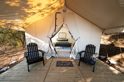 Secluded Luxury Glamping Tent with Panoramic Mountain Views near Pauma Valley, CA - Pauma Valley, California - glamping.directory