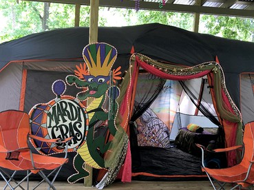 Cozy Glamping Tent with Pool Access in Cajun County near Lafayette, Louisiana - glamping.directory