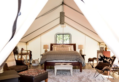 African-Inspired Safari Tent near San Diego for a Glamping Weekend in Vista, California - Bonsall, California - glamping.directory