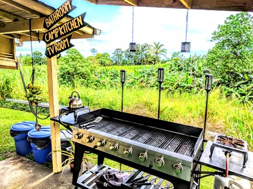 Single Hammock Rental in a Coed Outdoor Dorm near Akaka Falls, Hawaii - Pepeekeo, Hawaii - glamping.directory