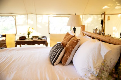 Chic Safari Tent Glamping Destination for Two in the Texas Hill Country - Wimberley, Texas - glamping.directory