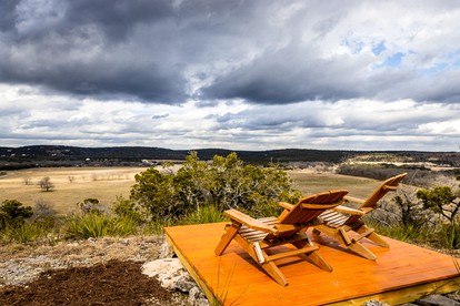 Chic Safari Tent Glamping Destination for Two in the Texas Hill Country - Wimberley, Texas - glamping.directory