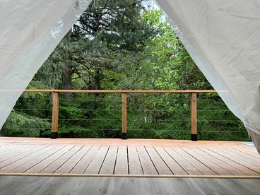 Luxury Canvas Retreat w/ Rain Shower & Firepit in Brush Prairie, Washington - Brush Prairie, Washington - glamping.directory