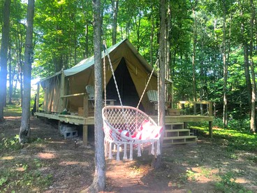 Glamping Campsite Perfect for a Group Getaway near the Finger Lakes of New York - Rushville, New York - glamping.directory