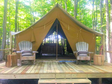 Glamping Campsite Perfect for a Group Getaway near the Finger Lakes of New York - glamping.directory