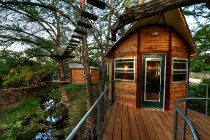 Adventures Await at this Stunning Tree House Retreat in Texas - Spicewood, Texas - glamping.directory