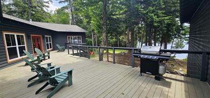 Lush Lakefront Cabin Sanctuary Near Moosehead Lake, Maine - Greenville, Maine - glamping.directory