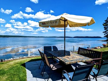 Gorgeous Beach House with Private Beach, Fire Pit & Outdoor Living Near Bar Harbor, Hancock Point Maine - Hancock, Maine - glamping.directory