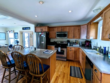 Gorgeous Beach House with Private Beach, Fire Pit & Outdoor Living Near Bar Harbor, Hancock Point Maine - Hancock, Maine - glamping.directory