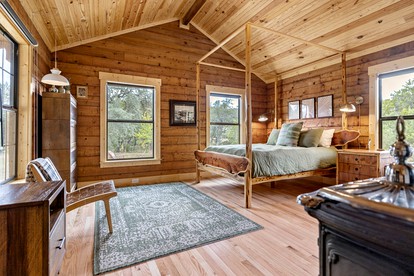 Beautiful Hill Country Cabin Rental Ideal for Romantic Weekend Getaways from Austin - Wimberley, Texas - glamping.directory