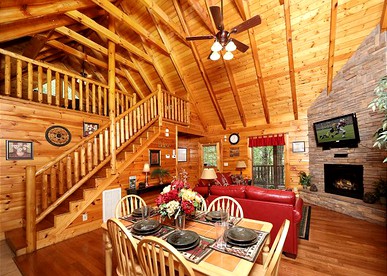 Dog-Friendly Cabin Rental with a Hot Tub near Gatlinburg, Tennessee - Sevierville, Tennessee - glamping.directory
