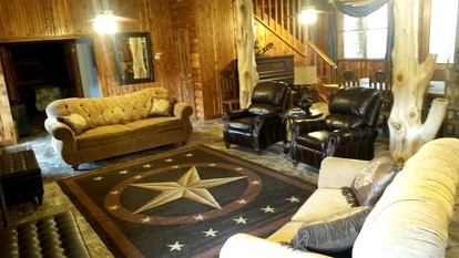 Secluded Lodge with a Private Pond and a Hot Tub near Bastrop, Texas - McDade, Texas - glamping.directory