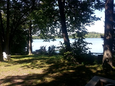 Lakeside Cabin Rental in the Woodlands of Indian Point, Wisconsin - Birchwood, Wisconsin - glamping.directory