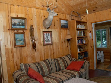 Lakeside Cabin Rental in the Woodlands of Indian Point, Wisconsin - Birchwood, Wisconsin - glamping.directory