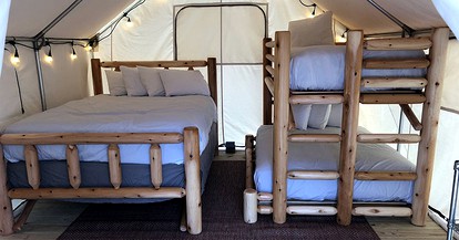Luxury Tent Rental in the Great Smoky Mountains of Pigeon Forge, Tennessee - Pigeon Forge, Tennessee - glamping.directory