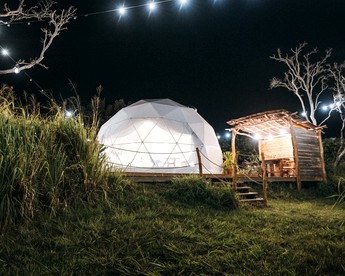 Luxury Outdoor Dome with Outdoor Bathtub, Ideal for a Big Island Camping Experience in Hawaii - US, Hawaii - glamping.directory