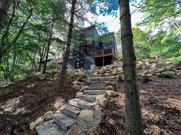 Brand New Lakefront Retreat with Private Dock in Maine - Brownfield, Maine - glamping.directory