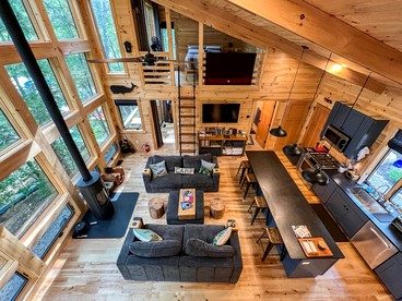 Brand New Lakefront Retreat with Private Dock in Maine - Brownfield, Maine - glamping.directory