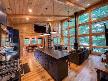 Brand New Lakefront Retreat with Private Dock in Maine - Brownfield, Maine - glamping.directory