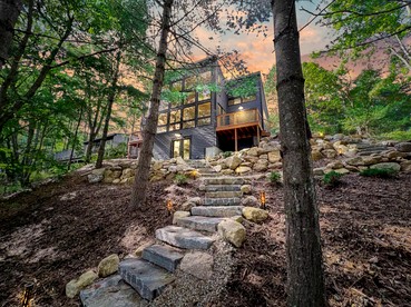 Brand New Lakefront Retreat with Private Dock in Maine - Brownfield, Maine - glamping.directory