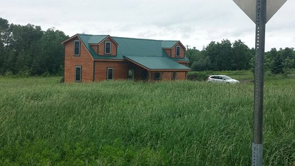 Rural Log Cabin Rental with Barbecue near Salmon River, New York - glamping.directory