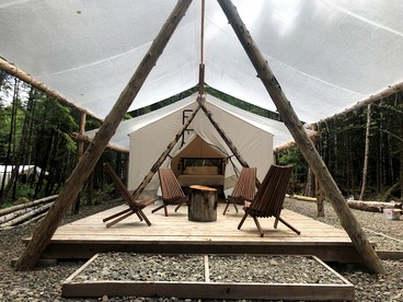 Gorgeous Safari Tent for a Peaceful Getaway near La Push, Washington - glamping.directory