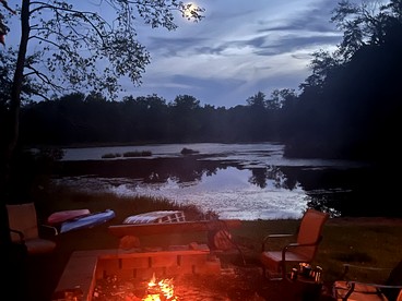 Secluded Glamping Tunnel Tent with Hot Tub & Private Pond near Clifton Township, Pennsylvania - Clifton Township, Pennsylvania - glamping.directory