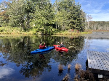 Secluded Glamping Tunnel Tent with Hot Tub & Private Pond near Clifton Township, Pennsylvania - Clifton Township, Pennsylvania - glamping.directory