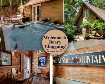Cozy Wooden Cabin with Fireplace, Foosball and Hot-tub in Gatlinburg, Tennessee - Gatlinburg, Tennessee - glamping.directory