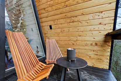 Intimate Private A-Frame with Spa and Beautiful Outdoor Living in Georgia - Blue Ridge, Georgia - glamping.directory