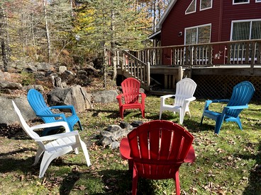 Outstanding Cabin with Fire Pit in Eagle Bay, New York - Eagle Bay, New York - glamping.directory