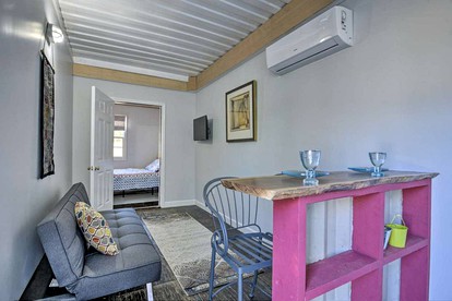 Unique Container Accommodation for Romantic Glamping in North Carolina - Graham, North Carolina - glamping.directory