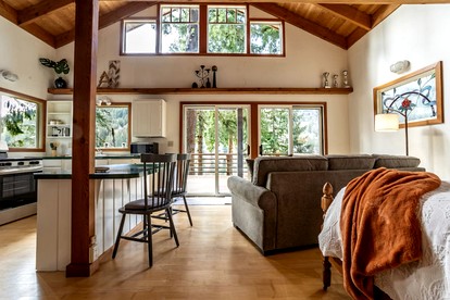 Tranquil Waterfront Cabin on Cain Lake for a Cozy Glamping Getaway in Sedro-Woolley, WA - Sedro-Woolley, Washington - glamping.directory