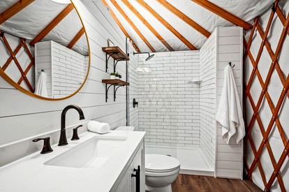 Romantic Glamping Yurt near Canyon Lake, Perfect for an Escape from San Antonio, Texas - New Braunfels, Texas - glamping.directory